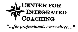 CENTER FOR INTEGRATED COACHING "FOR PROFESSIONALS EVERYWHERE" logo