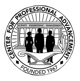 CENTER FOR PROFESSIONAL ADVANCEMENT FOUNDED 1967 SCIENCE ENGINEERING MANAGEMENT logo