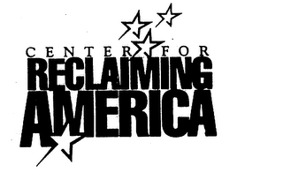 CENTER FOR RECLAIMING AMERICA logo