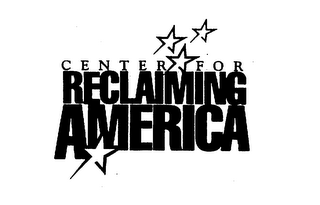 CENTER FOR RECLAIMING AMERICA logo