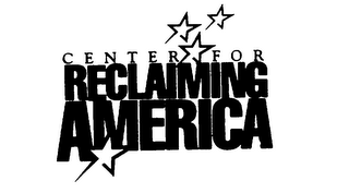 CENTER FOR RECLAIMING AMERICA logo