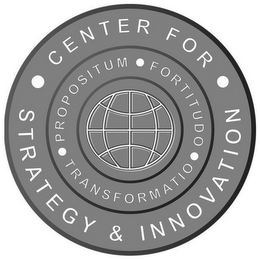 CENTER FOR STRATEGY & INNOVATION FORTITUDO TRANSFORMATIO PROPOSITUM logo
