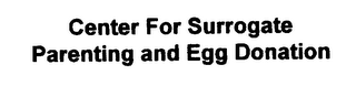 CENTER FOR SURROGATE PARENTING AND EGG DONATION logo