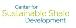 CENTER FOR SUSTAINABLE SHALE DEVELOPMENT logo