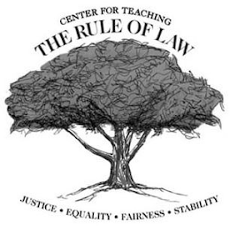 CENTER FOR TEACHING THE RULE OF LAW JUSTICE · EQUALITY · FAIRNESS ·  STABILITY logo