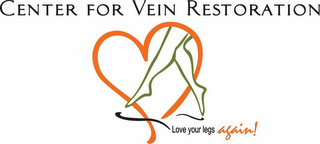 CENTER FOR VEIN RESTORATION LOVE YOUR LEGS AGAIN! logo