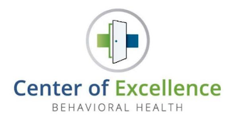 CENTER OF EXCELLENCE BEHAVIORAL HEALTH logo