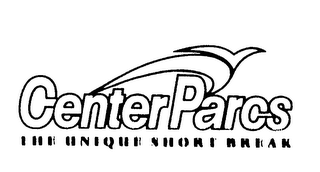 CENTER PARCS THE UNIQUE SHORT BREAK logo