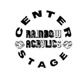 CENTER STAGE RAINBOW ACRYLICS logo