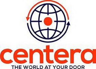 CENTERA THE WORLD AT YOUR DOOR logo