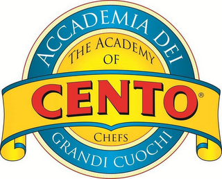 CENTO ACCADEMIA DEI GRANDI CUOCHI THE ACADEMY OF CHEFS logo