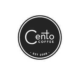 CENTO COFFEE · EST 2008 · logo