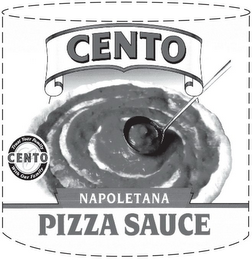 CENTO NAPOLETANA PIZZA SAUCE C CENTO TRUST YOUR FAMILY WITH OUR FAMILY logo