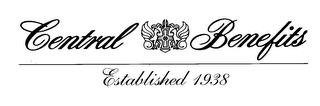 CENTRAL BENEFITS ESTABLISHED 1938 logo