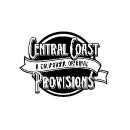 CENTRAL COAST PROVISIONS A CALIFORNIA ORIGINAL logo
