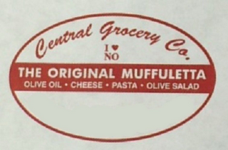 CENTRAL GROCERY CO. I NO THE ORIGINAL MUFFULETTA OLIVE OIL CHEESE PASTA OLIVE SALAD logo