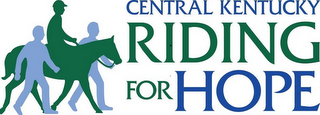 CENTRAL KENTUCKY RIDING FOR HOPE logo