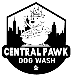 CENTRAL PAWK DOG WASH logo