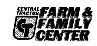 CENTRAL TRACTOR FARM & FAMILY CENTER C T logo