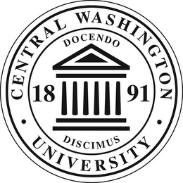 · CENTRAL WASHINGTON · UNIVERSITY DOCENDO 1891 DISCIMUS logo