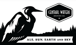 CENTRAL WATERS BREWING CO. ALE, SUN, EARTH AND SKY logo