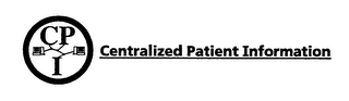 CENTRALIZED PATIENT INFORMATION CPI logo