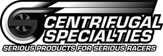 CENTRIFUGAL SPECIALTIES SERIOUS PRODUCTS FOR SERIOUS RACERS logo