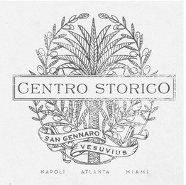 CENTRO STORICO SAN GENNARO VESUVIUS NAPOLI ATLANTA MIAMI logo