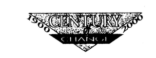 CENTURY OF CHANGE 1900 2000 logo
