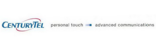 CENTURYTEL PERSONAL TOUCH ADVANCED COMMUNICATIONS logo