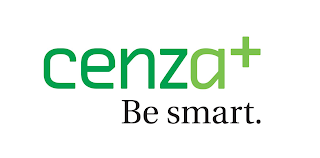 CENZA+ BE SMART. logo