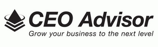 CEO ADVISOR GROW YOUR BUSINESS TO THE NEXT LEVEL logo