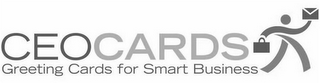 CEO CARDS GREETING CARDS FOR SMART BUSINESS logo