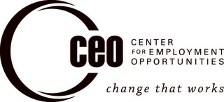 CEO CENTER FOR EMPLOYMENT OPPORTUNITIES CHANGE THAT WORKS logo
