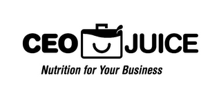 CEO JUICE NUTRITION FOR YOUR BUSINESS logo