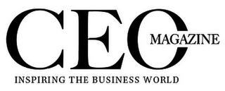 CEO MAGAZINE INSPIRING THE BUSINESS WORLD logo