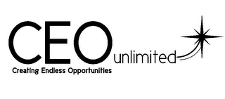 CEO UNLIMITED CREATING ENDLESS OPPORTUNITIES logo