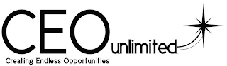 CEO UNLIMITED CREATING ENDLESS OPPORTUNITIES logo