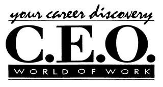C.E.O.-WORLD OF WORK - YOUR CAREER DISCOVERY logo