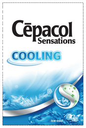 CEPACOL SENSATIONS COOLING ICE COOL logo