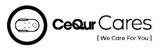 CEQUR CARES [ WE CARE FOR YOU ] logo