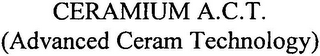CERAMIUM A.C.T. (ADVANCED CERAM TECHNOLOGY) logo