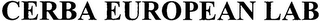 CERBA EUROPEAN LAB logo