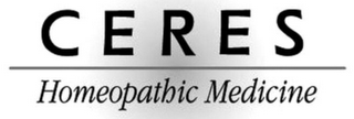 CERES HOMEOPATHIC MEDICINE logo
