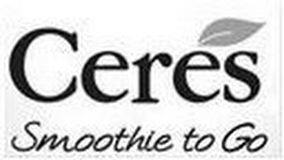 CERES SMOOTHIE TO GO logo