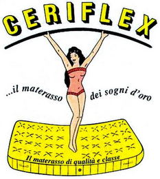 CERIFLEX ...IL MATERASSO DEI SOGNI D'ORO IL MATERASSO DI QUALITÀ E CLASSE logo