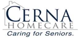 CERNA HOMECARE CARING FOR SENIORS. logo