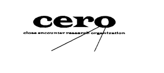 CERO CLOSE ENCOUNTER RESEARCH ORGANIZATION logo