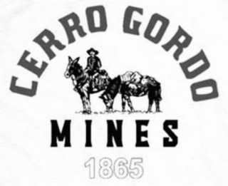 CERRO GORDO MINES 1865 logo