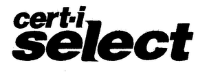 CERT-I SELECT logo